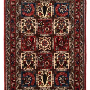 Perserteppich - Nomadic 153 x 103 cm - dunkelrot