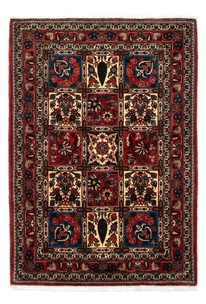 Perserteppich - Nomadic 153 x 103 cm - dunkelrot