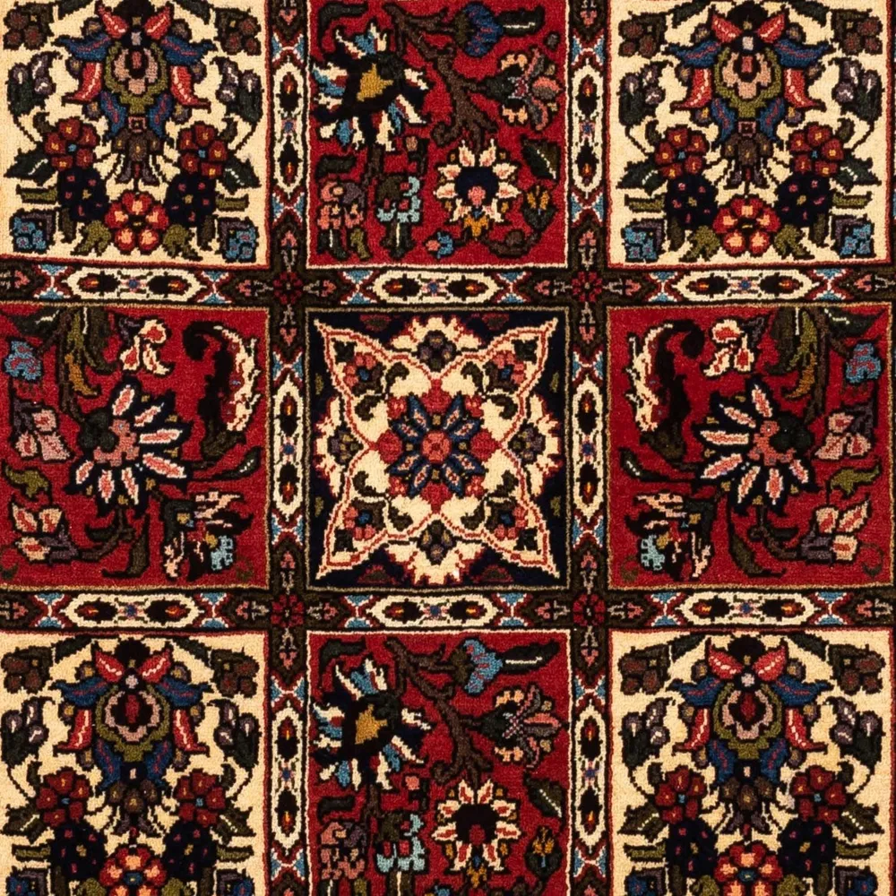 Perserteppich - Nomadic 153 x 103 cm - dunkelrot