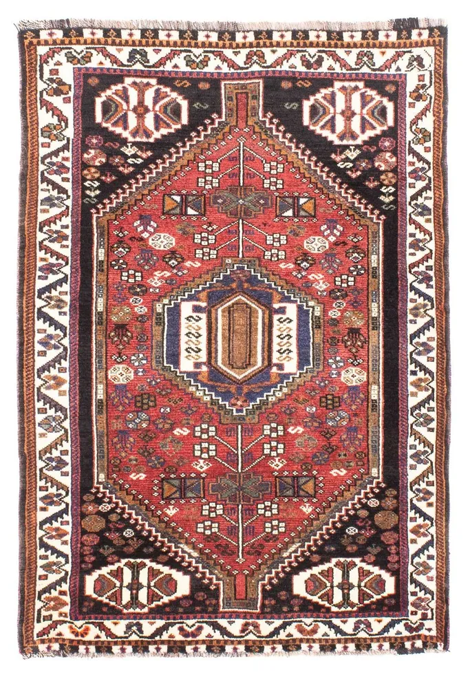 Perserteppich - Nomadic 154 x 104 cm - rot