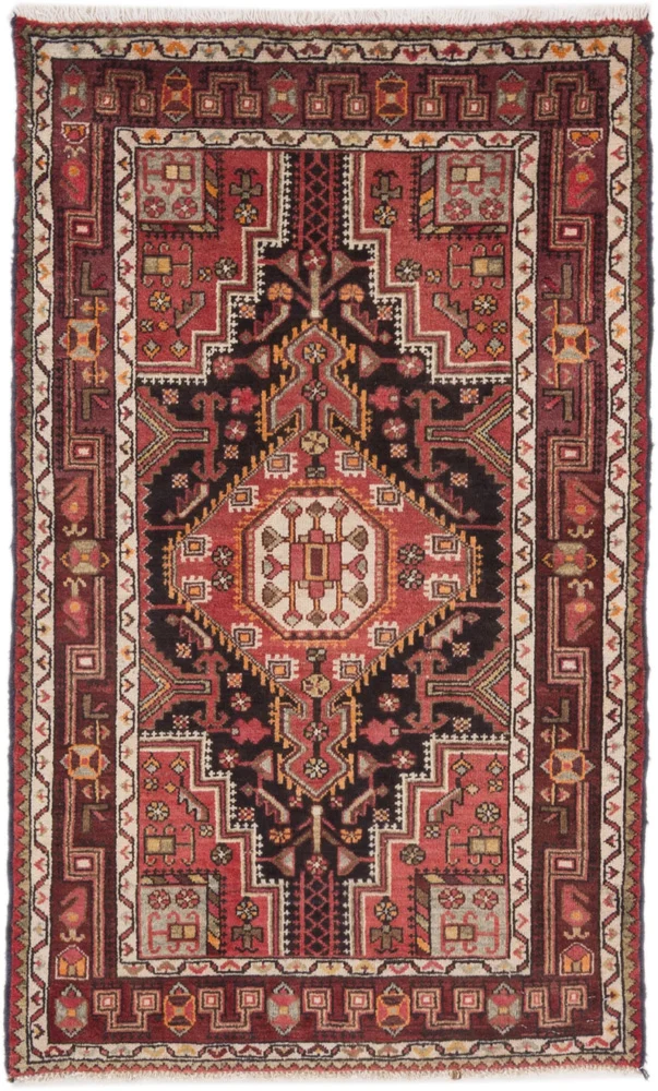 Perserteppich - Nomadic - 155 x 100 cm - dunkelrot