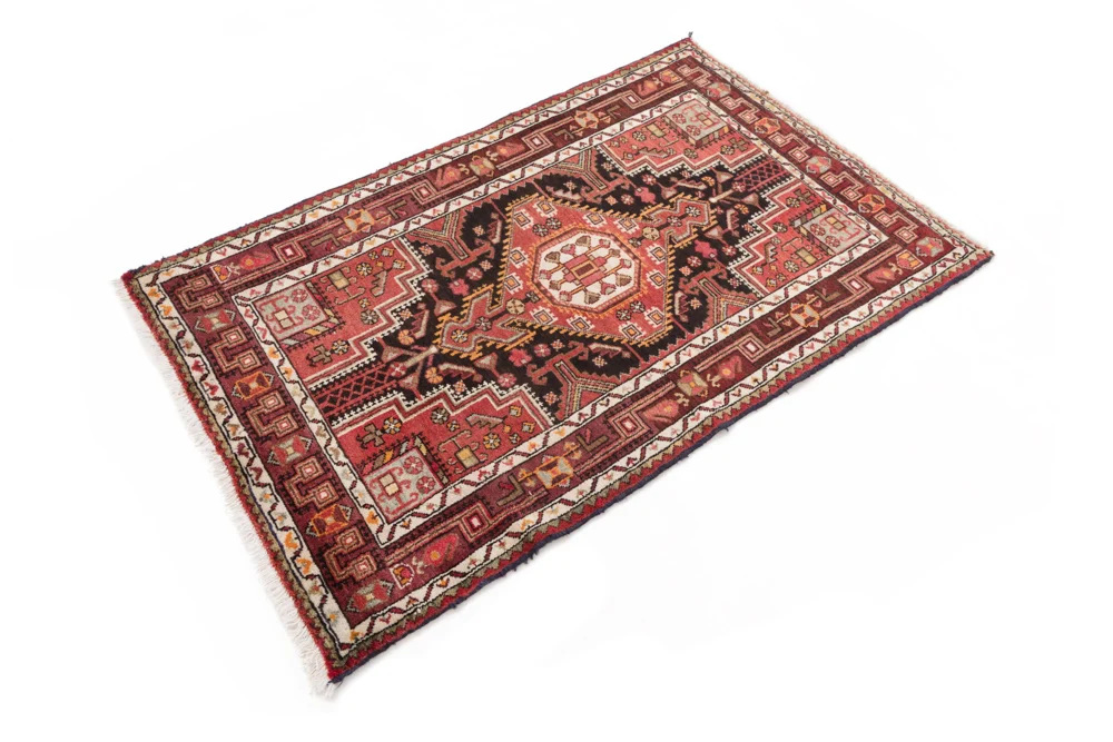 Perserteppich - Nomadic - 155 x 100 cm - dunkelrot