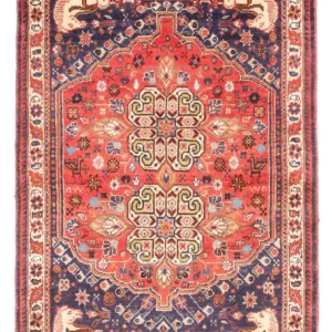 Perserteppich - Nomadic 155 x 112 cm - hellrot