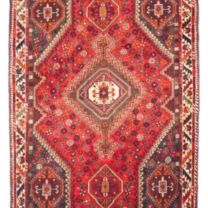 Perserteppich - Nomadic 159 x 120 cm - dunkelrot
