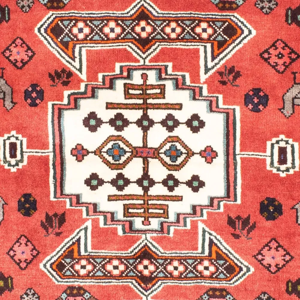 Perserteppich - Nomadic 170 x 116 cm - dunkelrot