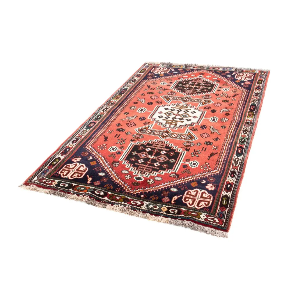 Perserteppich - Nomadic 170 x 116 cm - dunkelrot