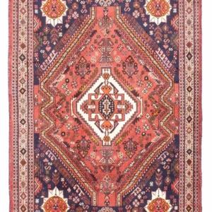 Perserteppich - Nomadic 170 x 118 cm - hellrot