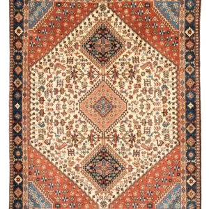 Perserteppich - Nomadic 193 x 150 cm - beige