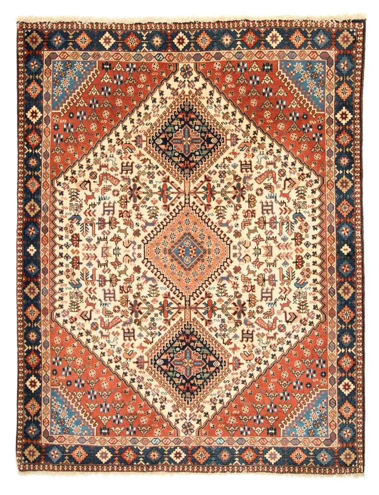 Perserteppich - Nomadic 193 x 150 cm - beige