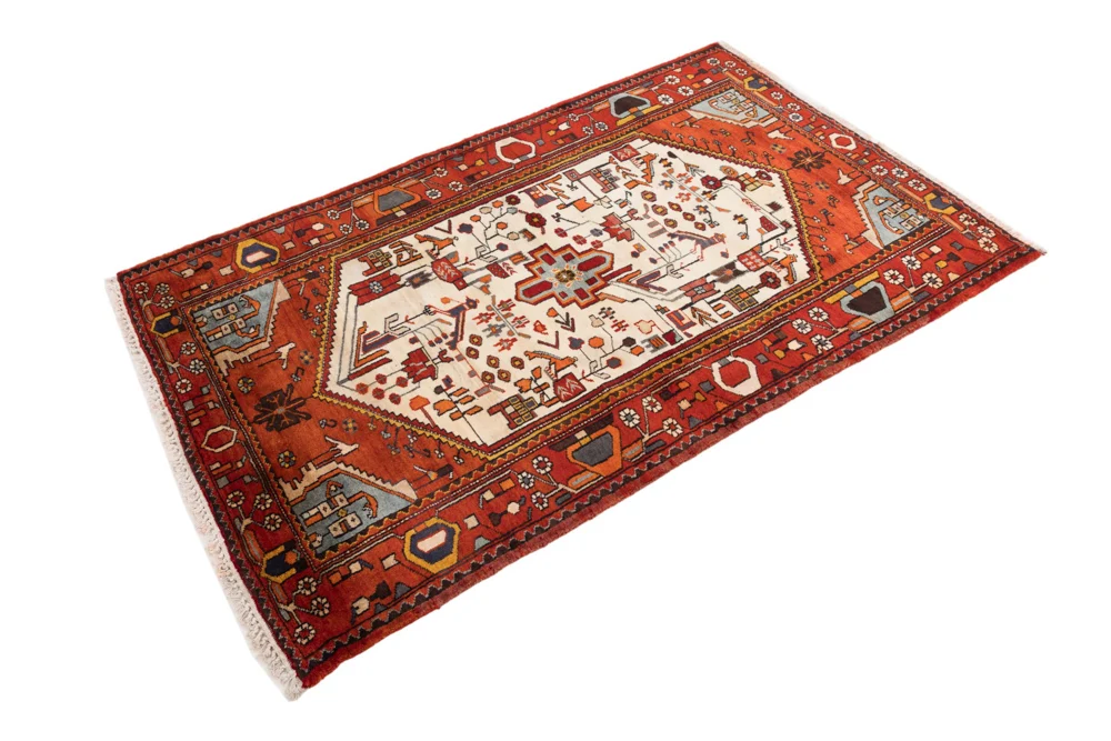 Perserteppich - Nomadic - 200 x 122 cm - beige