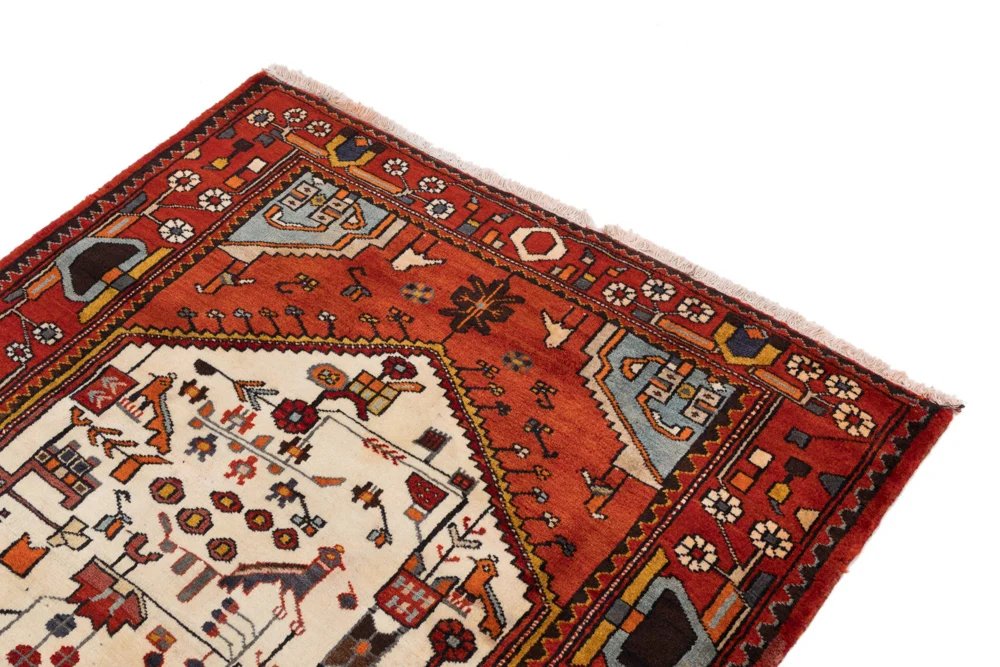 Perserteppich - Nomadic - 200 x 122 cm - beige