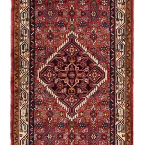 Perserteppich - Nomadic 200 x 78 cm - dunkelrot