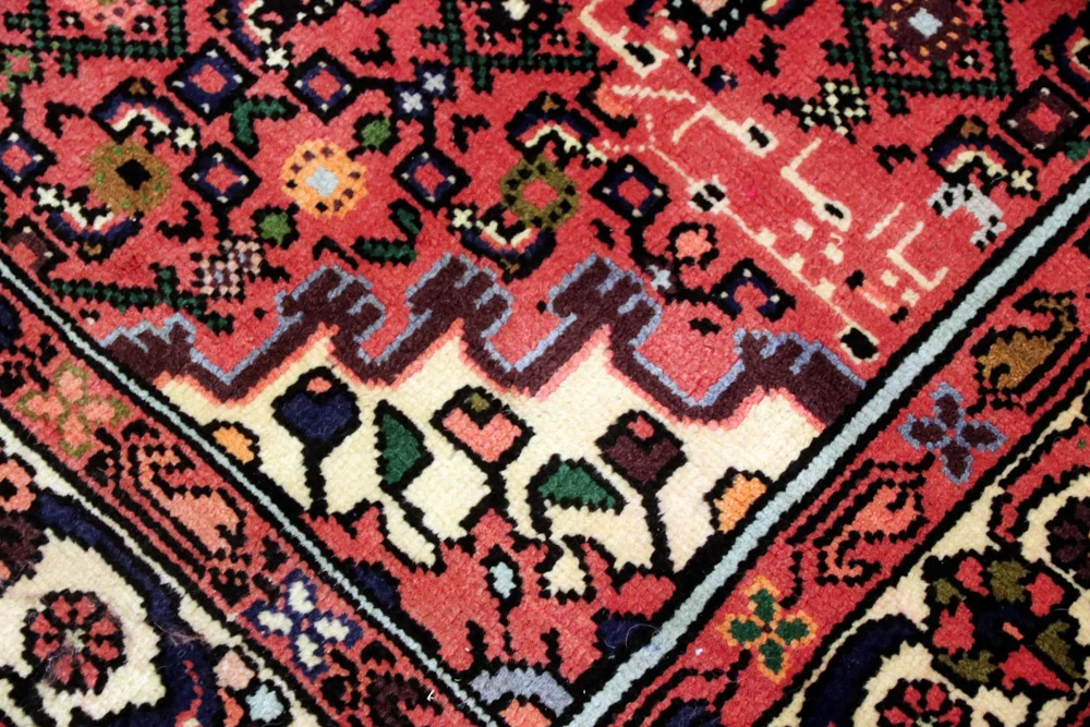 Perserteppich - Nomadic - 205 x 145 cm - rot
