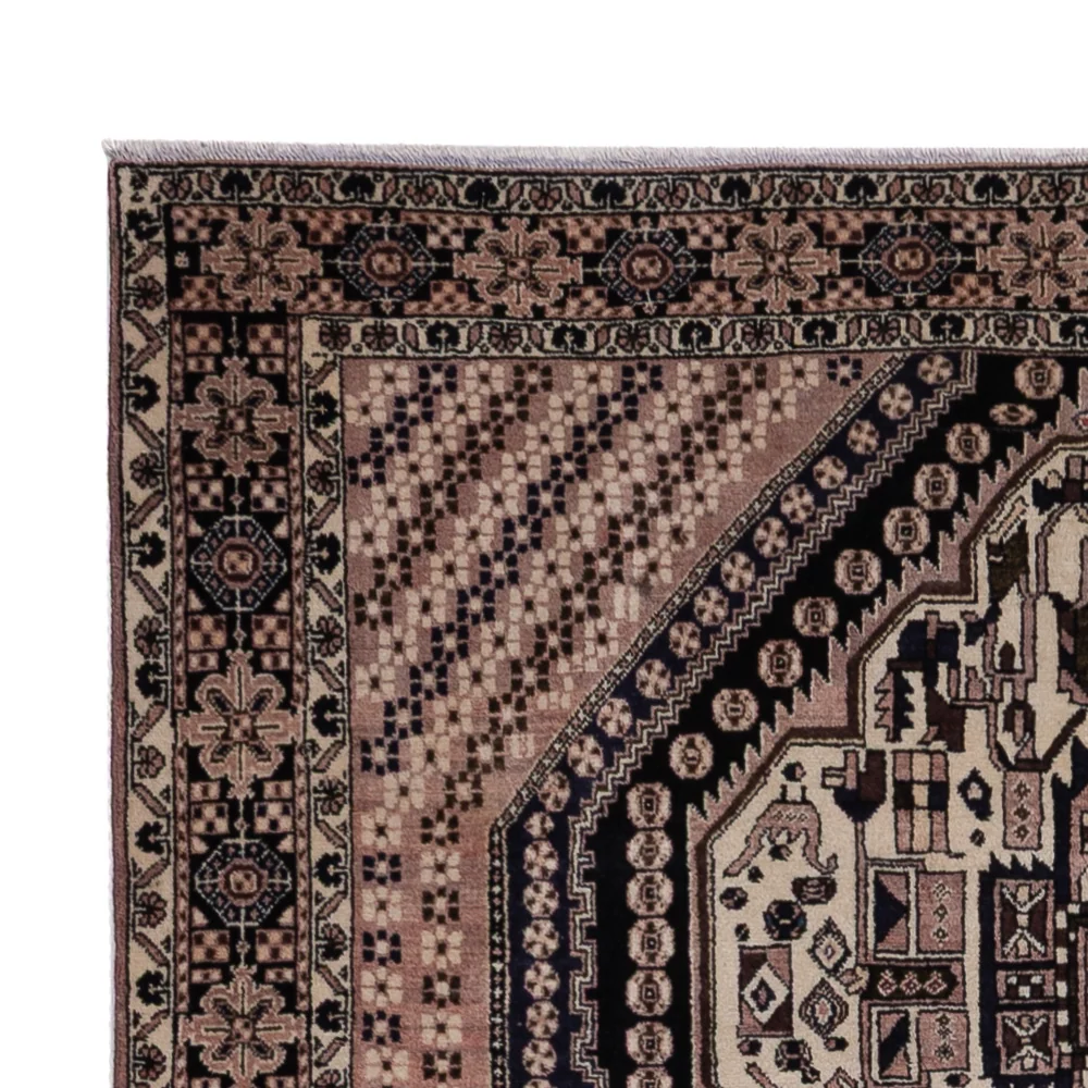 Perserteppich - Nomadic - 210 x 152 cm - dunkelbeige