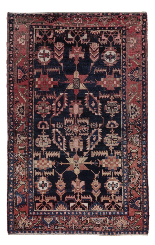 Perserteppich - Nomadic - 216 x 140 cm - dunkelblau