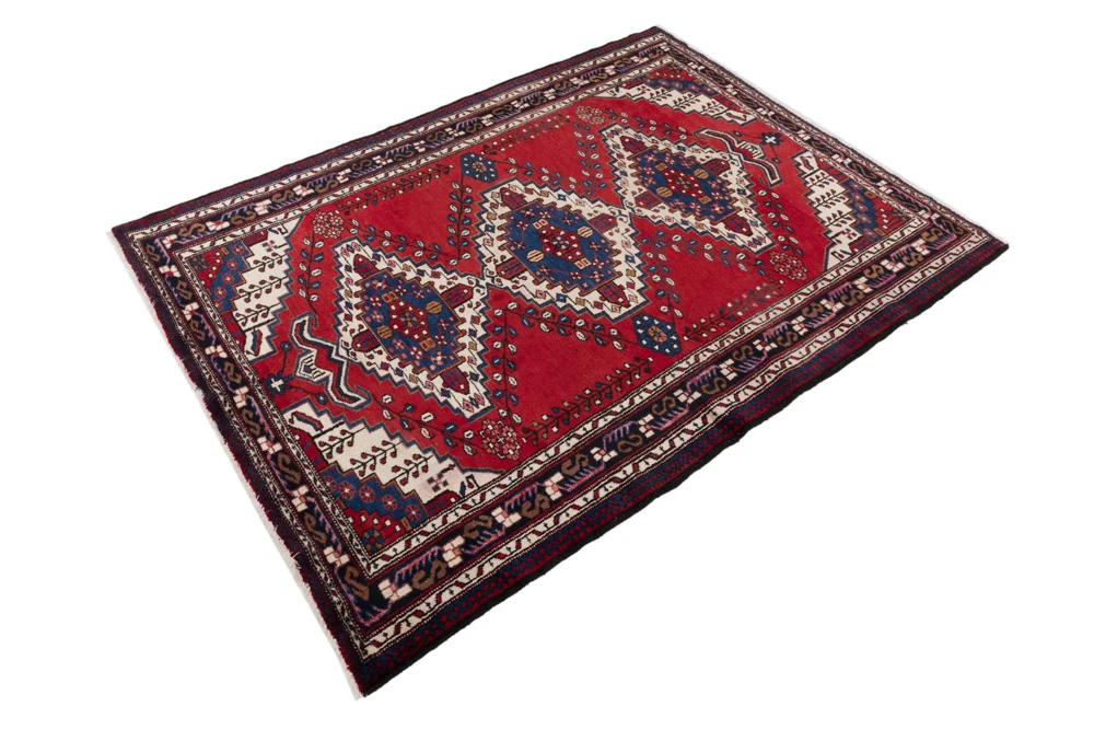 Perserteppich - Nomadic - 217 x 160 cm - rot