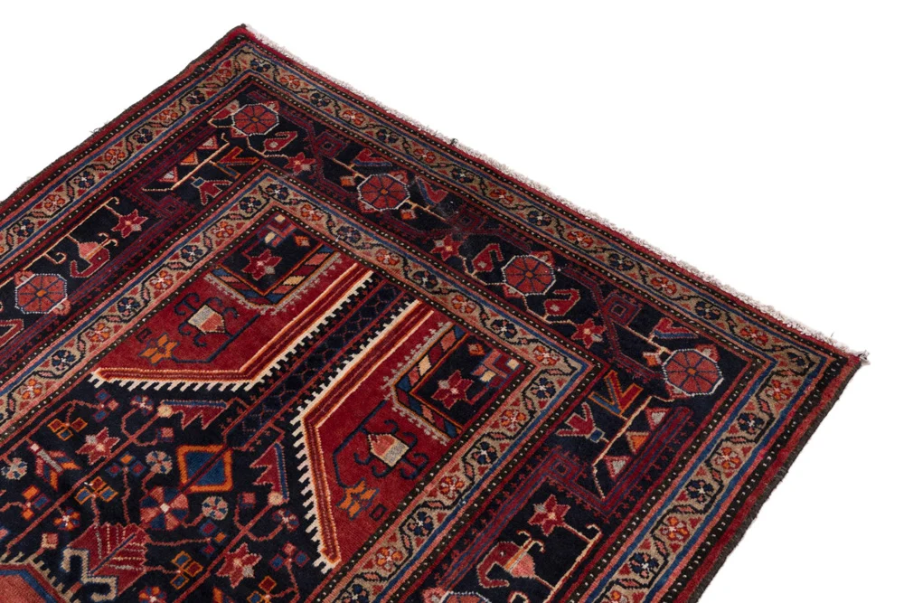 Perserteppich - Nomadic - 220 x 115 cm - dunkelrot