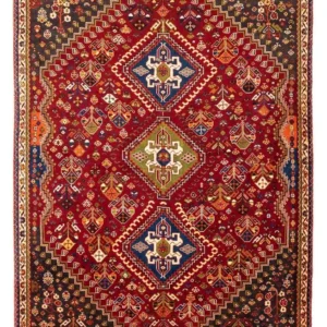Perserteppich - Nomadic 257 x 173 cm - dunkelrot