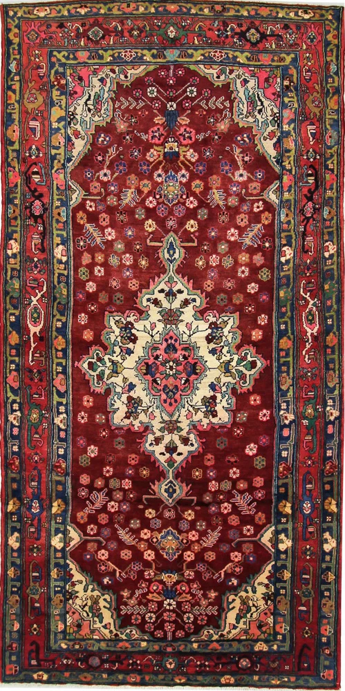 Perserteppich - Nomadic - 308 x 152 cm - rot