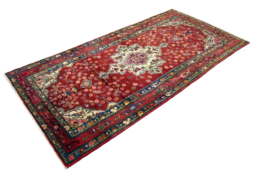 Perserteppich - Nomadic - 308 x 152 cm - rot