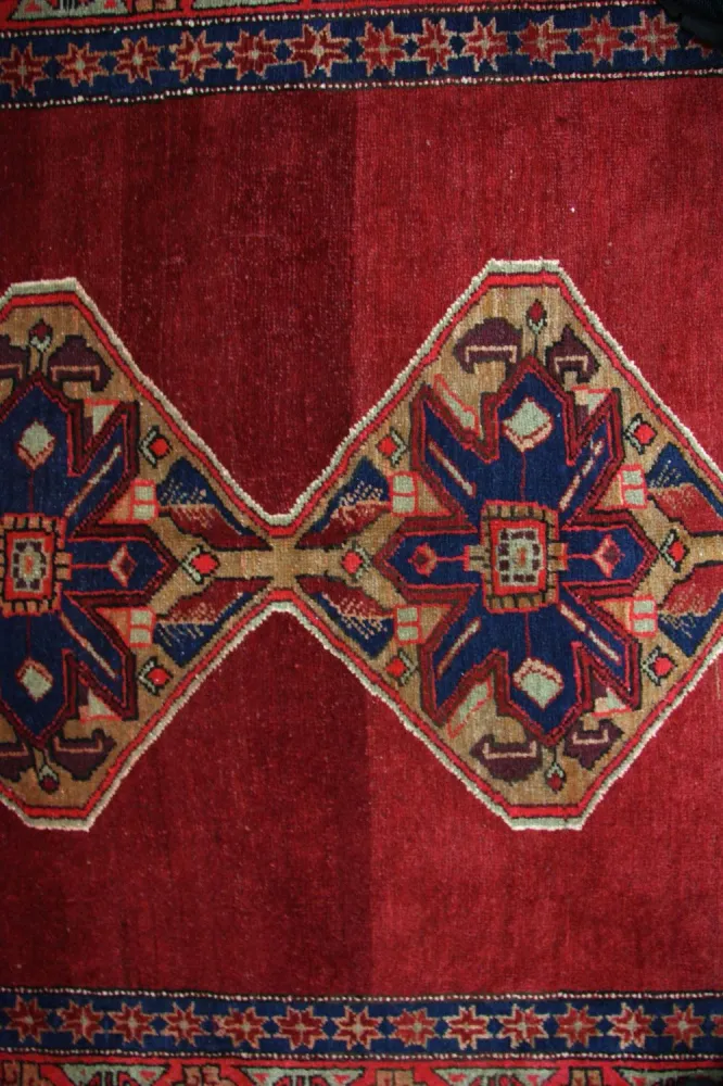 Perserteppich - Nomadic 369 x 178 cm - rot