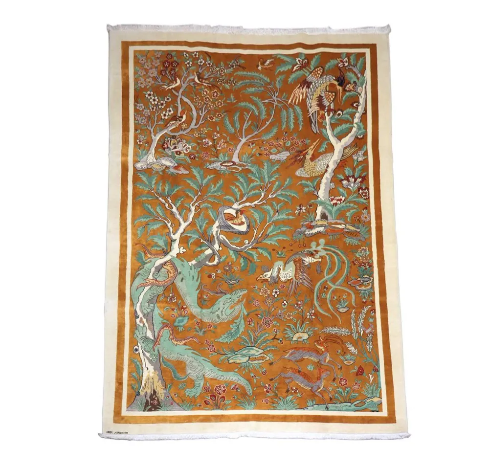 Perserteppich - Nomadic 388 x 275 cm - braun