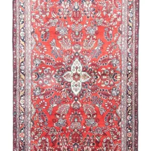 Perserteppich - Nomadic 405 x 150 cm - rot