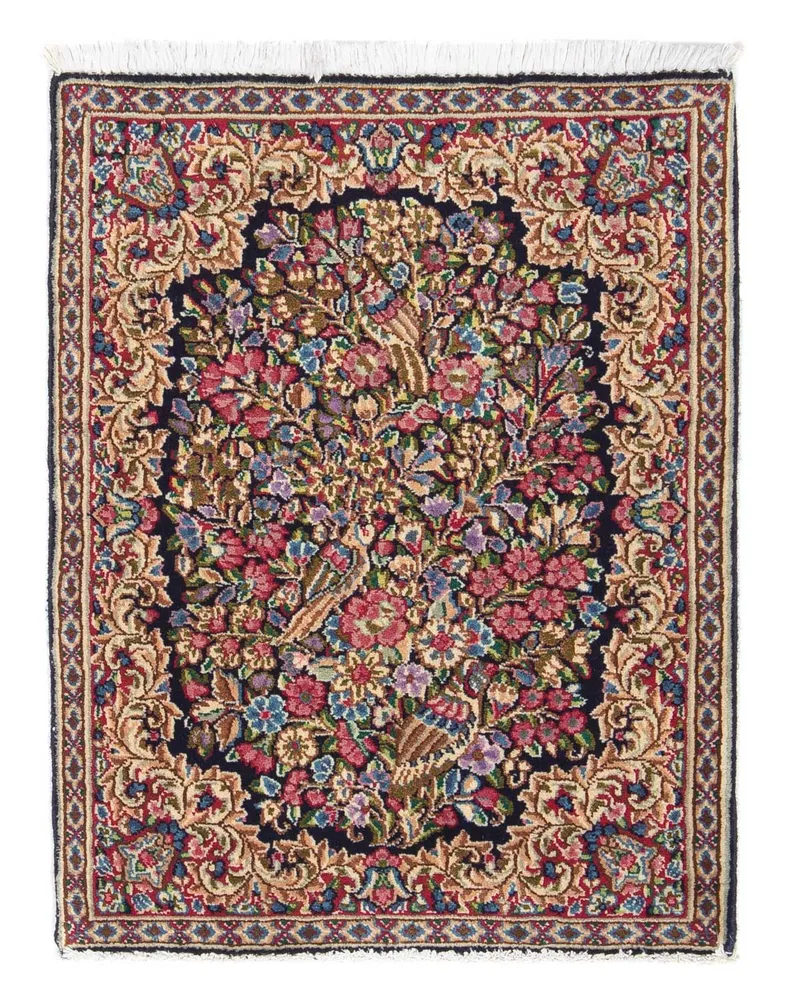 Perserteppich - Royal 70 x 53 cm - dunkelblau