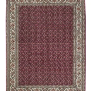 Perserteppich - Täbriz 202 x 151 cm - dunkelrot