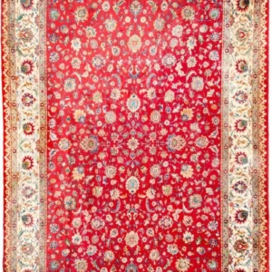 Perserteppich - Täbriz 410 x 212 cm - rot