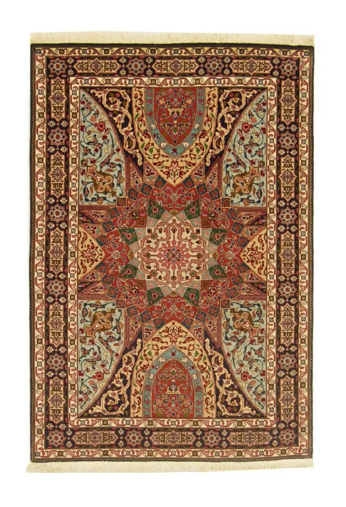 Perserteppich - Täbriz - Royal 151 x 102 cm Teppichbrücke