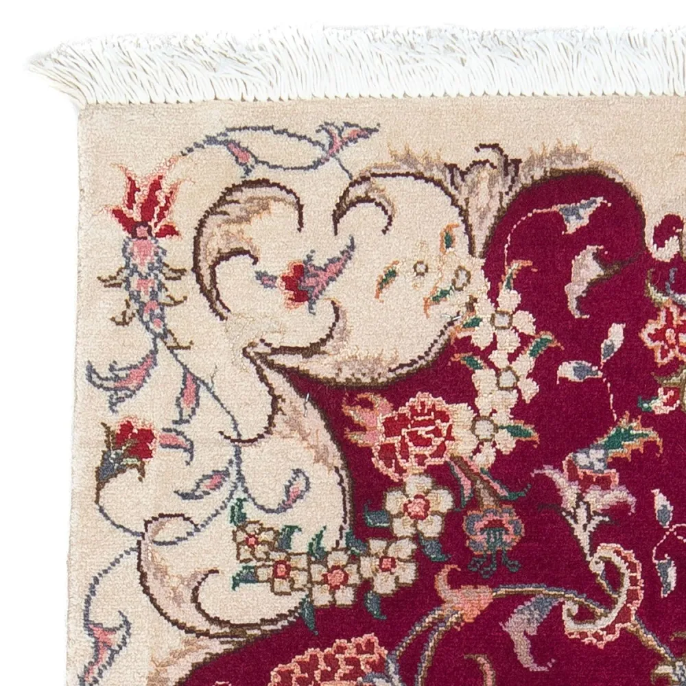 Perserteppich - Täbriz - Royal 90 x 60 cm - dunkelrot