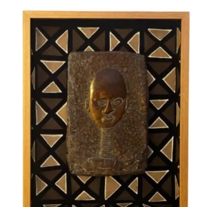 Placa em Cobre Homem Emoldurado