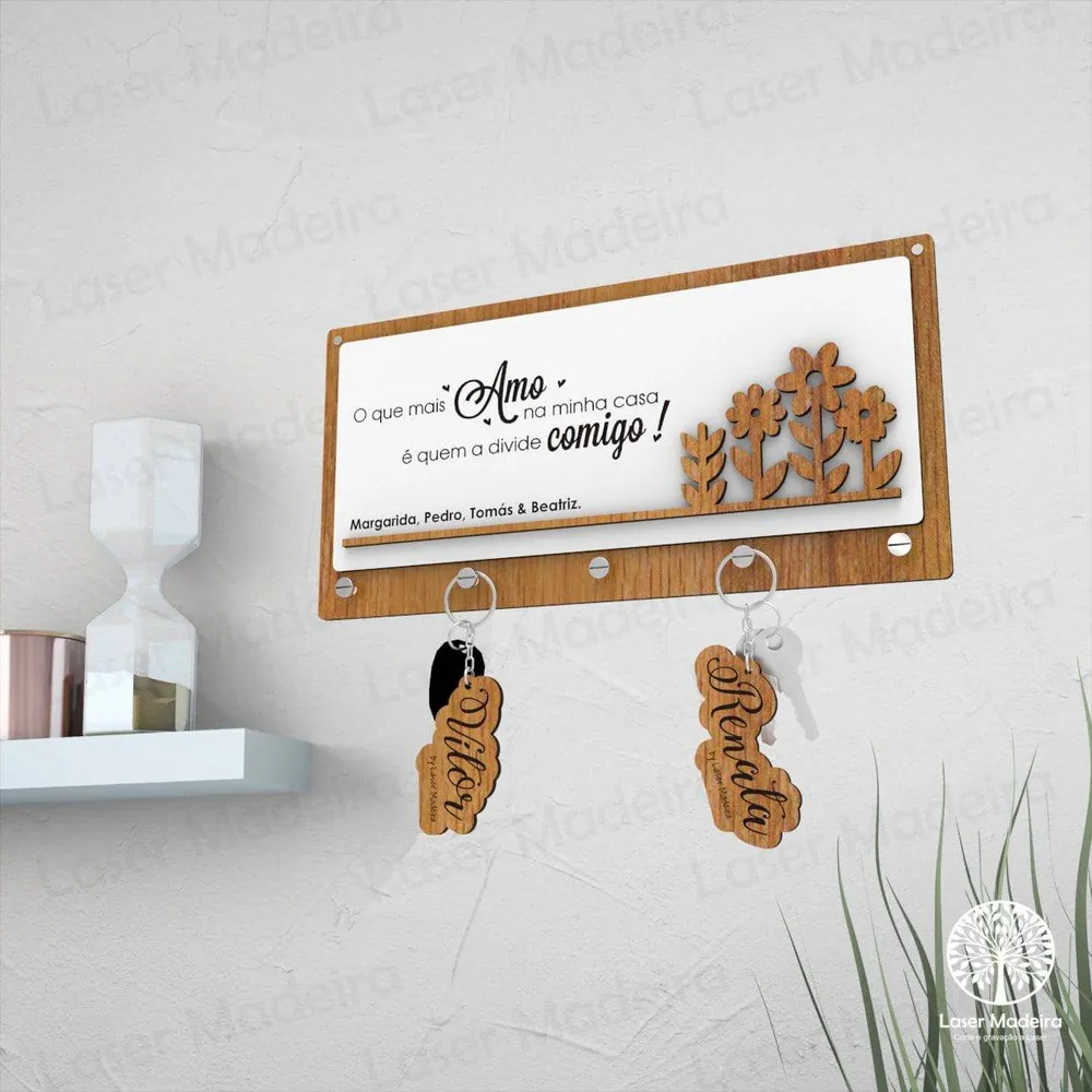 Placa Porta - Chaves - Modelo 1
