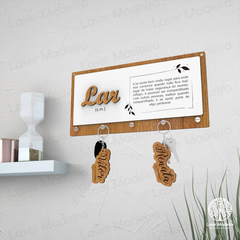 Placa Porta-Chaves - Modelo 11