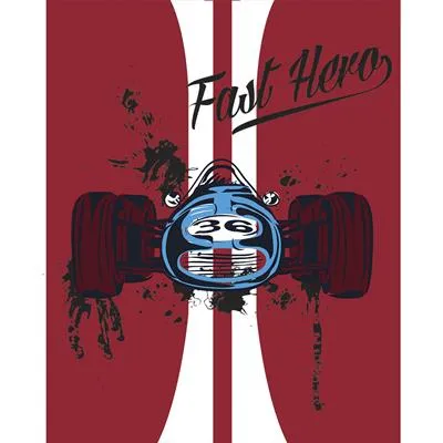 Poster Decorativo Carro de Corrida 264421796