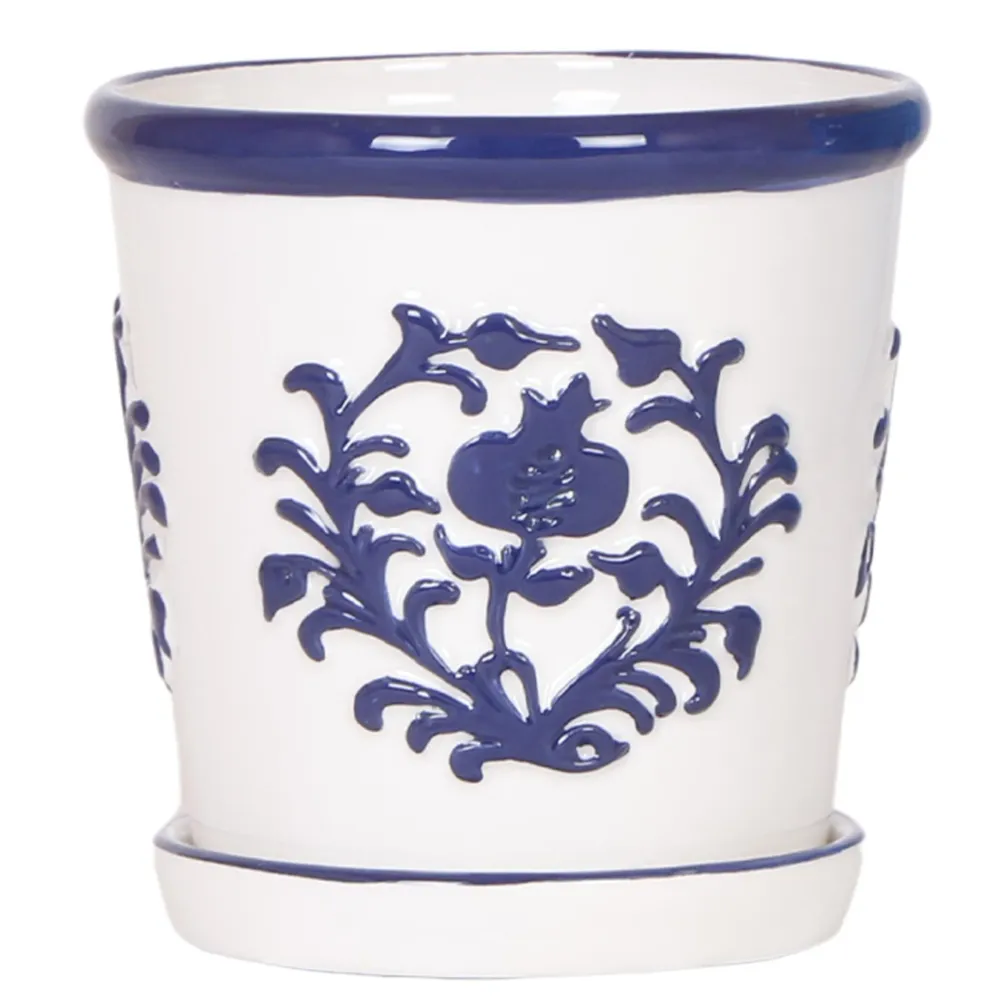 Pote de cerâmica Málaga - Azul