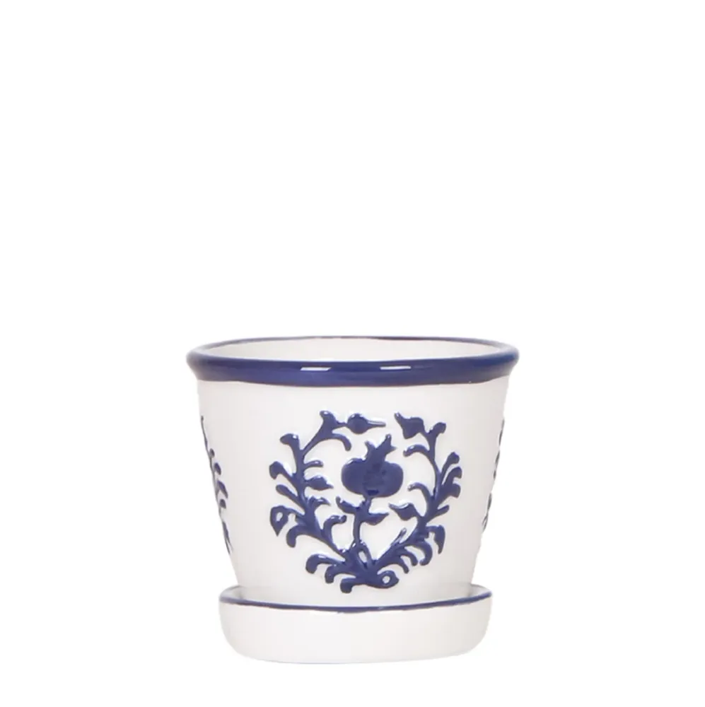 Pote decorativo Málaga azul