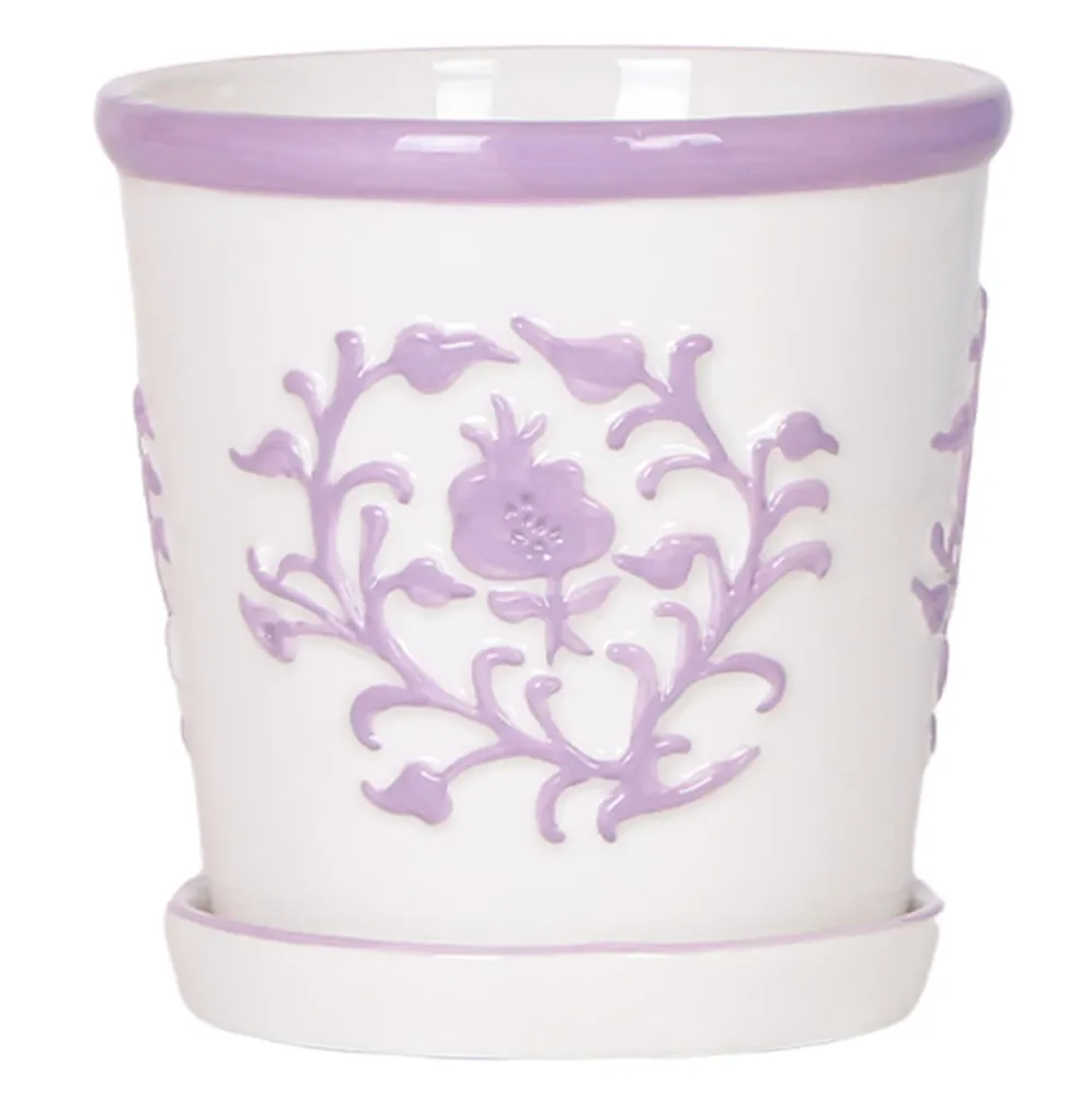 Pote decorativo Málaga Lilás