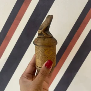 Potiche Sapo Chinês em Bambu