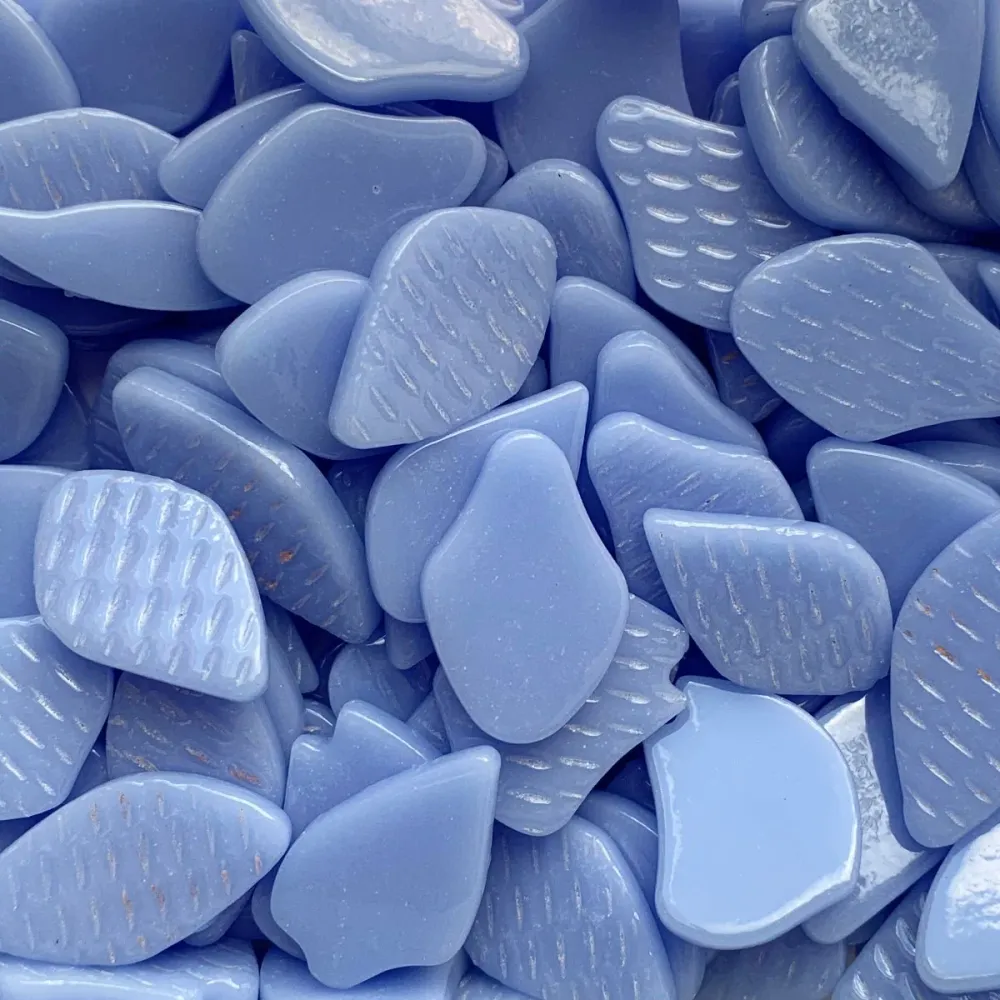 Pétalas de Vidro Azul Claro