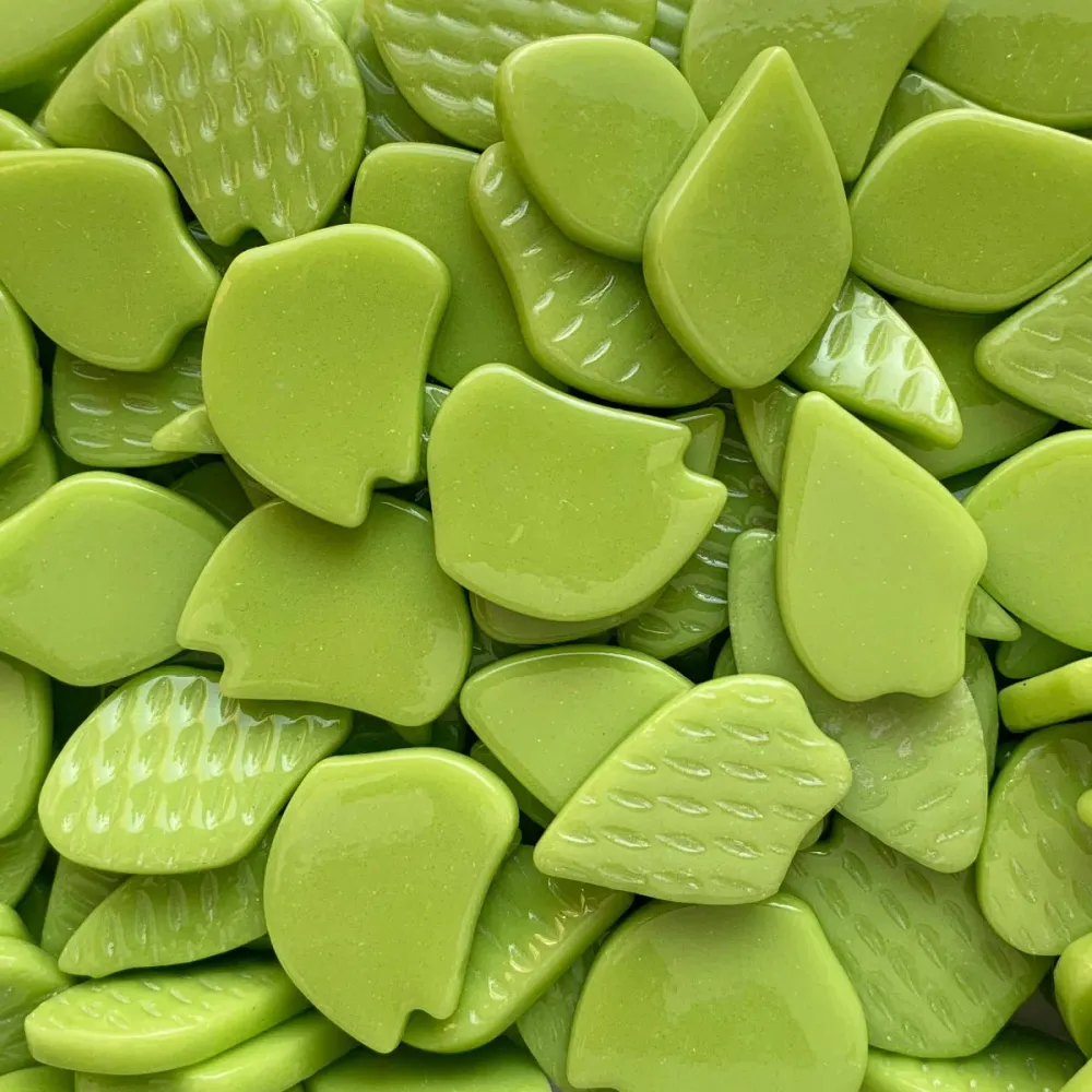 Pétalas de Vidro Verdes Novas
