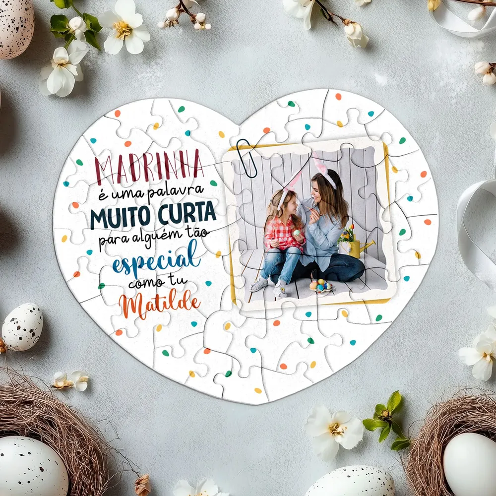 Puzzle coração "Para alguém tão especial"