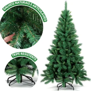 Árvore de Natal Premium 750 Galhos Verde 1,8m