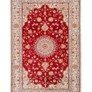 Seidenteppich - China Seide - 120 x 77 cm - rot