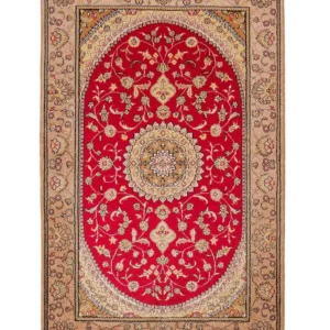 Seidenteppich - China Seide - 121 x 78 cm - rot