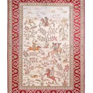 Seidenteppich - China Seide - 180 x 124 cm - beige