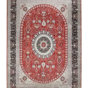 Seidenteppich - China Seide - 370 x 272 cm - rot