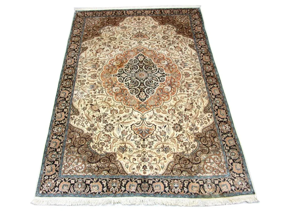 Seidenteppich - Kaschmir Seide 272 x 177 cm Wohnzimmer Teppich