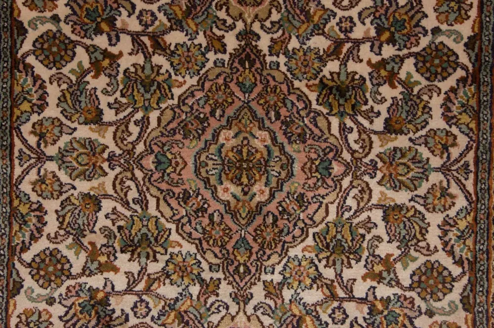 Seidenteppich - Kaschmir Seide 301 x 79 cm Teppich Läufer